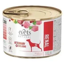 4 Vets Hund Nierenersatzmittel 185g