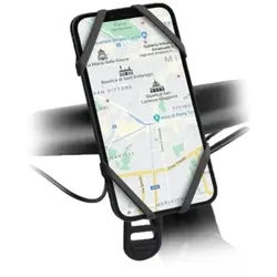 Silicone Phone Holder for Bicycles Scooters or Baby Strollers