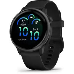 Garmin Vivoactive 6 Sportuhr in schwarz-schiefergrau aluminium , Größe Einheitsgröße - schwarz