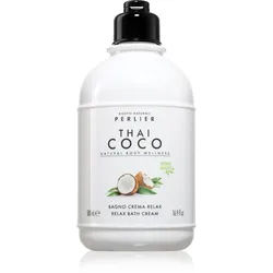 Perlier Thai Coco Relax Bath Cream entspannende Creme für das Bad 500 ml