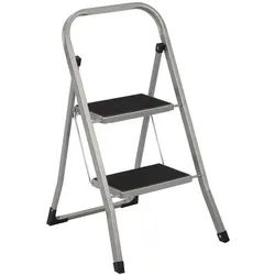 OTTO Office Klapptritt 2 Stufen 81 cm silber, 81 cm