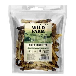 WILD FARM Getrocknete Lammhufe 300g Hundeleckerli