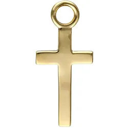 14 Karat Gold Anhänger für Clicker KREUZ