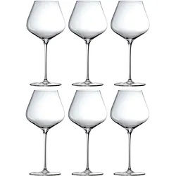 STÖLZLE LAUSITZ Serie Q1 Burgunderkelch Rotweinglas mundgeblasen 6 Stück 650 ml