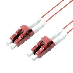 ROLINE LWL-Kabel SLIM 50/125μm OM4, LC/LC, LSOH, Slim, violett, 5 m