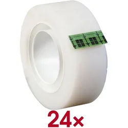SCOTCH Klebeband Magic Tape (24-St) 19 mm/33 m, transparent matt, schattenfrei kopierbar weiß