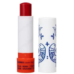 KORRES - Wild Rose Lip Balm - getönt Rot Lippenbalsam 4.5 g Dunkelrot