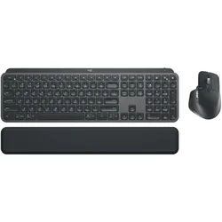 Logitech MX Keys Combo for Business Gen 2 Graphite hinterleuchtet, kabellos, Bluetooth LE, QWERTZ