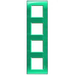 BTicino LNA4802M4VD LivingLight Abdeckrahmen 4-fach 2+2+2+2M Grün