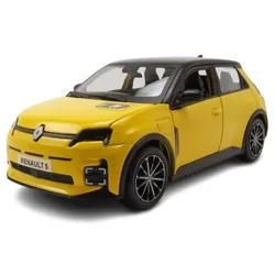 Bburago Modellauto Renault 5 E-Tech gelb, Maßstab 1:24 gelb