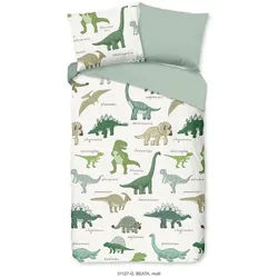 Ben'n'jen Kinderbettwäsche , Textil , Dinosaurier , 140x200 cm , Oeko-Tex® Standard 100, BCI (Better Cotton Initiative) , atmungsaktiv , Heimtextilien, Bettwäsche & Leintücher, Kinderbettwäsche