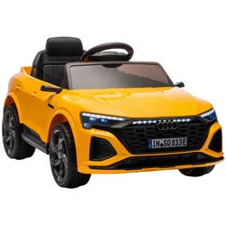 Xxxl Elektro-Kinderauto , Gelb, Schwarz , Metall, Kunststoff , 99x54x46 cm , unisex , Freizeit & Co, Gartenspielzeug, Kinder-Elektrofahrzeuge