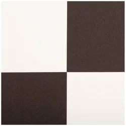 SCHÖNER LEBEN. Stoff Baumwollstoff Halbpanama Karo 10x10 cm Schwarz Weiß 1,40m Breite, allergikergeeignet schwarz