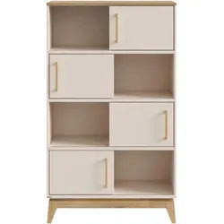 Paidi Babyregal , Eichefarben, Beige , Holzwerkstoff , 95.20x161.0x39.60 cm , Blauer Engel, Goldenes M , Babymöbel & Kindermöbel, Babyzimmer, Babyzimmer-Serien