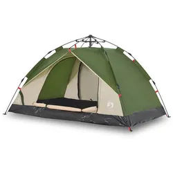 furnicato Faltzelt Campingzelt Grün 210x200x135 cm mit Quick-Release und E-Anschluss, (1 tlg) grün 200 cm x 210 cm x 135 cm
