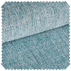 novely® Stoff exquisit TESSANO - Samtweicher Chenille-Polsterstoff, Schwer Entzündbar, Robust, Abriebfest, Meterware, 1lfm blau