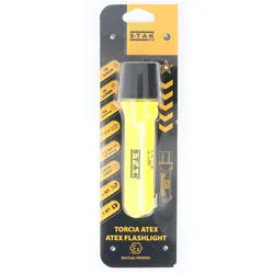 ATEX Taschenlampe mit LED Osram 1W, für 4x AA Mignon Batterie (nicht enthalten)