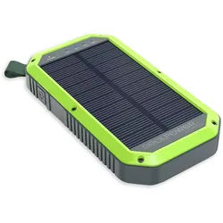 ULTRON Powerbank RealPower PB-10000 Solar schwarz/grün