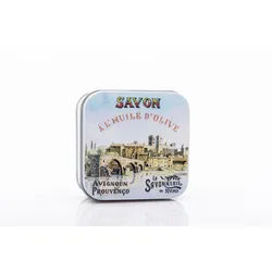 La Savonnerie de Nyons - Metallbox mit Seife 'Pont d'Avignon' 155 g