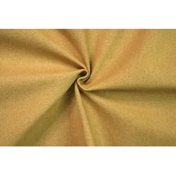 Stofferia Stoff Polsterstoff Teflon Filz Melange Varese Gold, Meterware goldfarben