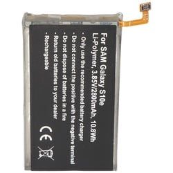 Akku passend für Samsung Galaxy S10e Li-Polymer 3,85V 2800mAh 10,8Wh built-in ohne Werkzeug