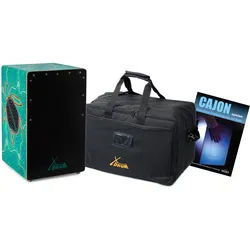 XDrum Design Series Cajon "Turtle" Set inkl. Tasche + Schule