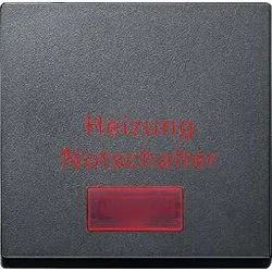 Merten MEG3327-0414 Wippe für Heizungs-Notschalter, System M, anthrazit