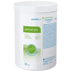 Schülke perform® pro Desinfektionkonzentrat, pulverförmig, Konzentrat zur Desinfektion und Reinigung von Medizinprodukten und Flächen, 1 Karton = 4 Dosen à 900 g