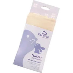 Träumeland Bettlaken hochwertiges Spannbetttuch aus Tencel®, Tencel®, Gummizug: rundum, (1 Stück), Tencel® sorgt für ein besonders trockenes, gesundes Schlafklima beige|braun 70 cm x 140 cm