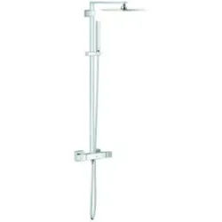 Grohe Duschsystem Euphoria Cube 230 chrom, mit AP-Thermostat, Ausladung 40cm