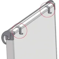 Franken Blockhalter A1070/132CH f. FC81/84/41/43 2 St./Pack.