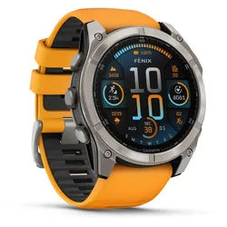 Garmin Fenix 8 51mm Amoled Sapphire Titan Sportuhr in graphit-titanium, Größe Einheitsgröße - grau