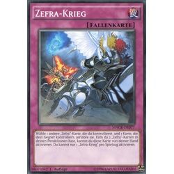 ReCollectibles Sammelkarte YuGiOh Karte Zefra-Krieg deutsch, Yu-Gi-Oh! Karte MACR-DE077 Common weiß