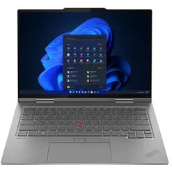 Lenovo ThinkPad X1 2-in-1 Gen 9 Intel® Core Ultra 7 155U Prozessor E-Kerne bis zu 3,80 GHz P-Kerne bis zu 4,80 GHz, Windows 11 Pro 64, 1 TB SSD, M.2 2280, PCIe 4.0, TLC, Opal, 14 Inch, Grey