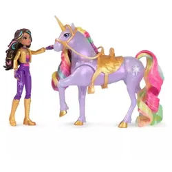 Akademie Einhorn: Puppe Sophia und Einhorn Wildstar