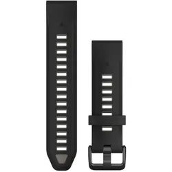 GARMIN Wechselarmband Smartwatch | Quickfit-Silikon | Schwarz / Kiesel
