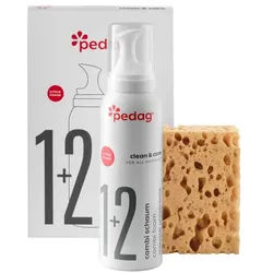 Pedag Combi Schaum Set - Leder reinigen und pflegen 125 ml Schuh-Pflegeschaum