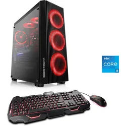 CSL Gaming-PC "HydroX V25110", schwarz, Microsoft Windows 11 Home (64 Bit), 16 GB RAM 1.000 GB SSD, Desktop-PCs
