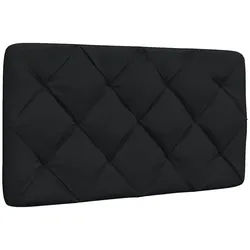 vidaXL Bett, Kopfteil-Kissen Schwarz 90 cm Stoff