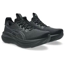 Laufschuh ASICS "GEL-NIMBUS 28", Herren, Gr. 42, schwarz, graphite grau, Synthetik, Schuhe Laufschuh, mit Knit-Obermaterial, mit FF BLAST PLUS Dämpfung, Topseller