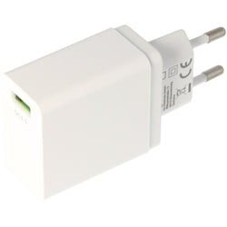 USB-Schnellladegerät QC3.0 18W, Quick Charge USB-Netzteil, weiß