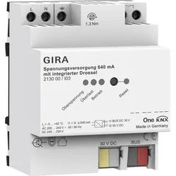 Gira KNX-Spannungsversorgung 640mA Drossel REG 213000