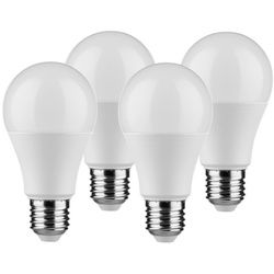 Müller Licht LED Birnenlampe Essentials 3+1-Set 6W (40W) E27 827 200° NODIM