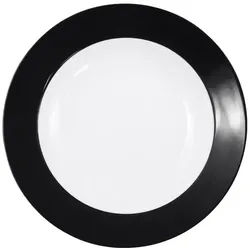 KAHLA Suppenteller Pronto Colore 22 cm, (1 St), Made in Germany schwarz