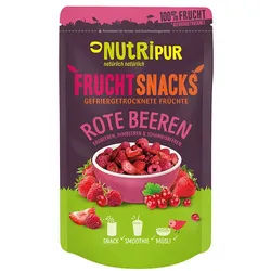 NutriPur gefriergetrocknete Früchte, Rote-Beeren-Mix Früchte 25 g
