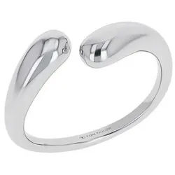 TOM TAILOR Fingerring Schmuck Geschenk Edelstahl Tropfen silberfarben 56