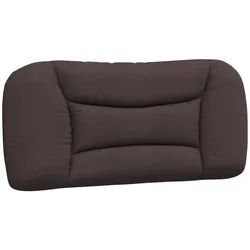 vidaXL Kopfteil, Bett Kopfteil-Kissen Dunkelbraun 90 cm Stoff