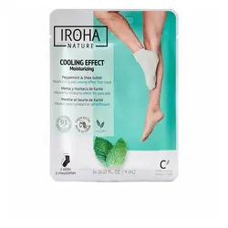 Iroha Fußcreme PEPPERMINT relax foot mask socks 1 u