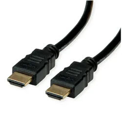 ROLINE RECYCLED MATERIAL 8K HDMI Ultra HD Kabel mit Ethernet, ST/ST Audio- & Video-Kabel, HDMI Typ A Männlich (Stecker), HDMI Typ A Männlich (Stecker) (200.0 cm) schwarz