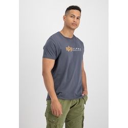 Alpha Industries T-Shirt »ALPHA INDUSTRIES Men - T-Shirts Alpha Label T« Alpha Industries greyblack 2 XL